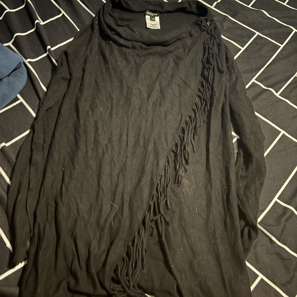 Eclipse Black Knit Top